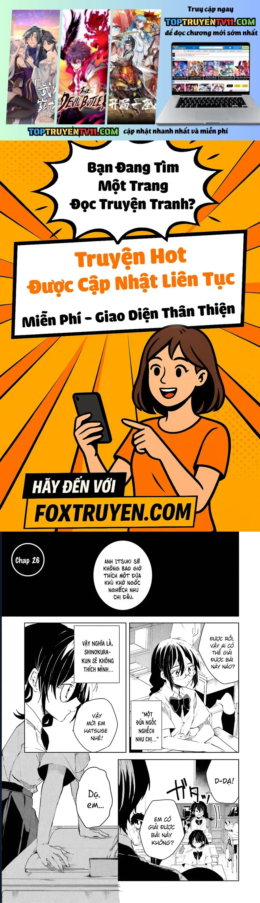 Iincho to Furyou-kun Chapter 26 - Trang 2