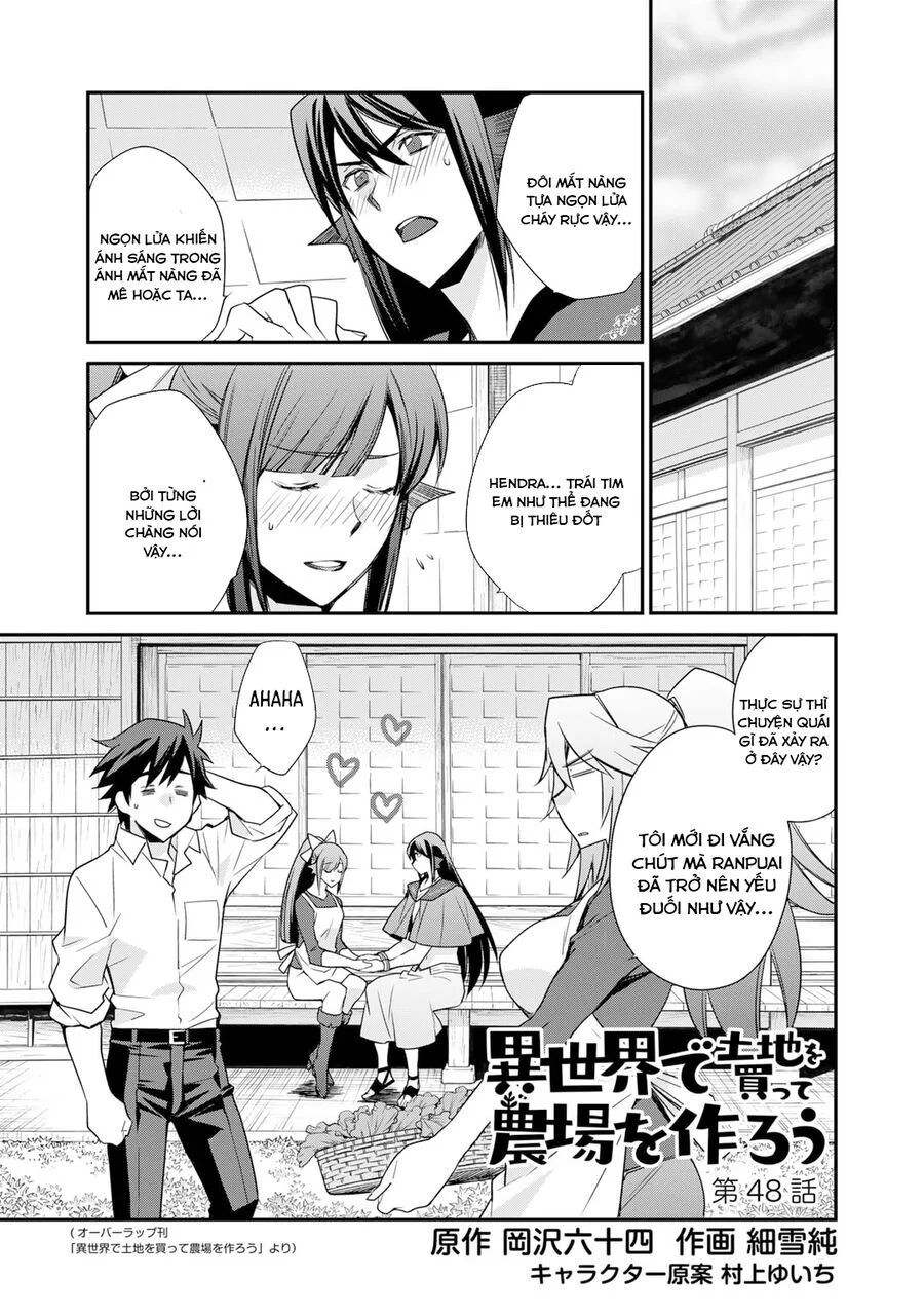 Isekai De Tochi O Katte Noujou O Tsukurou Chapter 48 - Trang 2