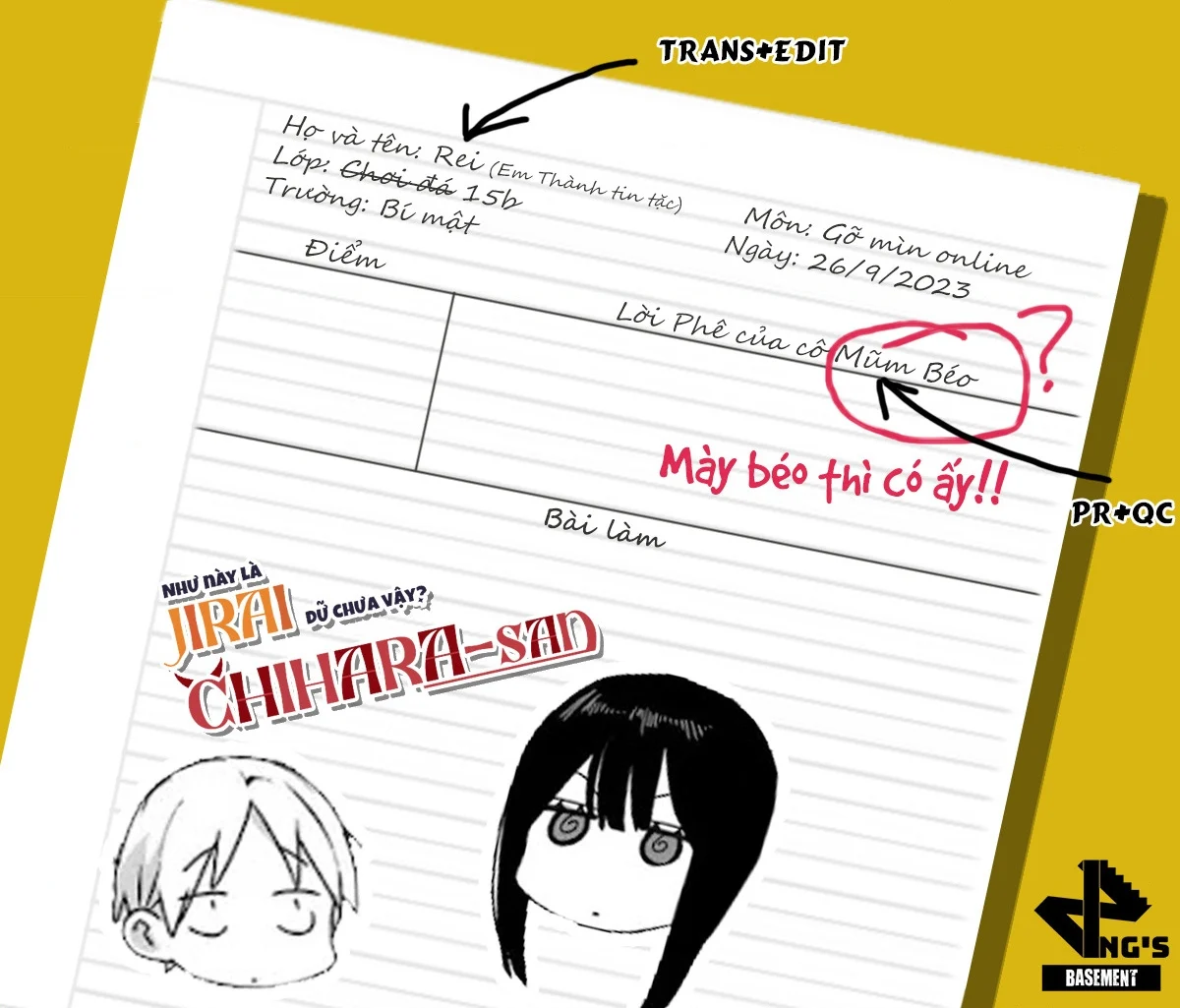 Jirai Nandesuka? Chihara-San Chapter 75 - Trang 2