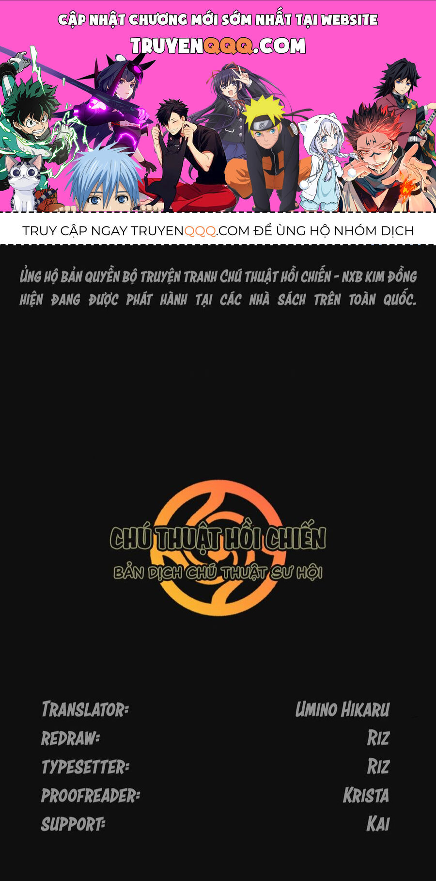 Jujutsu Kaisen – Chú Thuật Hồi Chiến Chapter 254 - Next Chapter 255