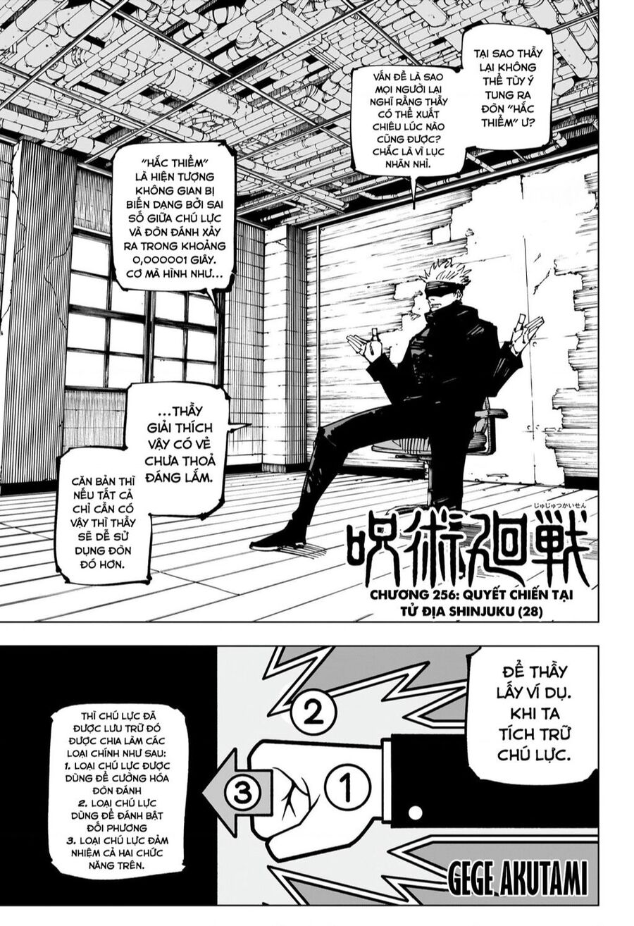Jujutsu Kaisen – Chú Thuật Hồi Chiến Chapter 256 - Next Chapter 257