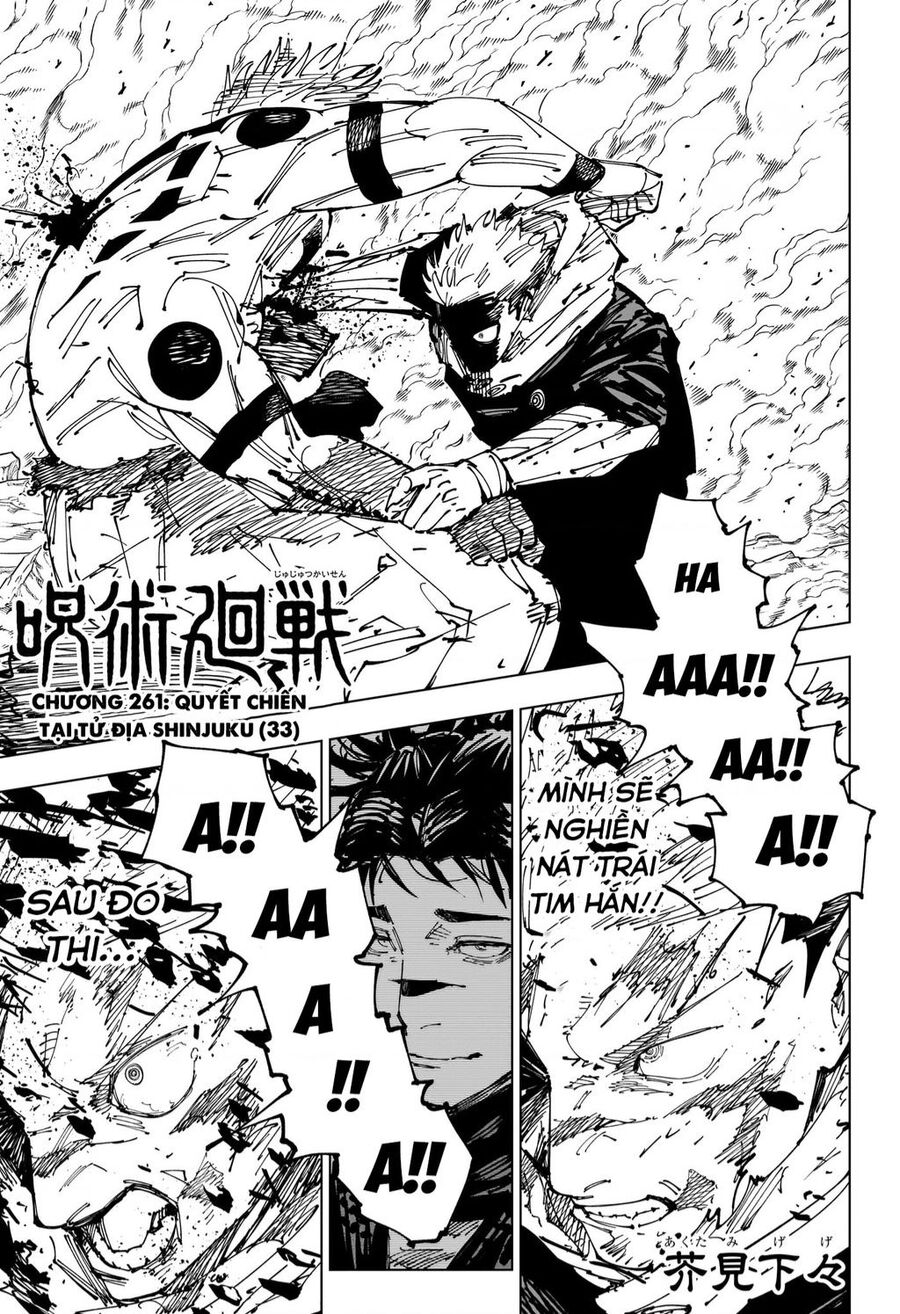 Jujutsu Kaisen – Chú Thuật Hồi Chiến Chapter 261 - Trang 2