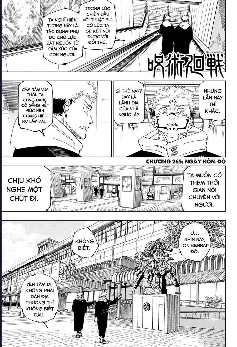 Jujutsu Kaisen – Chú Thuật Hồi Chiến Chapter 265 - Trang 2