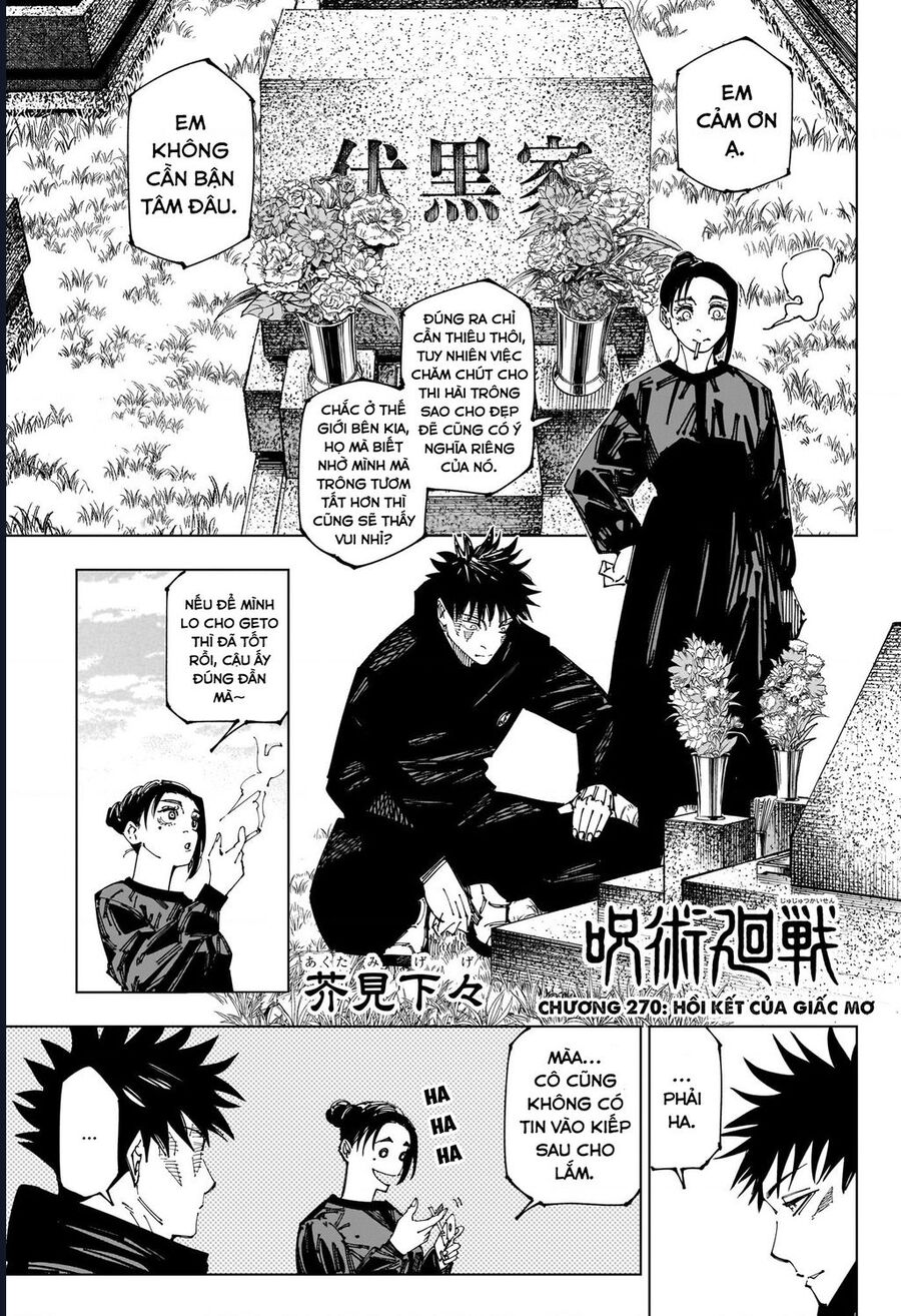 Jujutsu Kaisen – Chú Thuật Hồi Chiến Chapter 270 - Trang 2