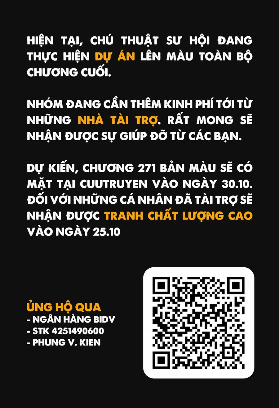 Jujutsu Kaisen – Chú Thuật Hồi Chiến Chapter 271 - Trang 2