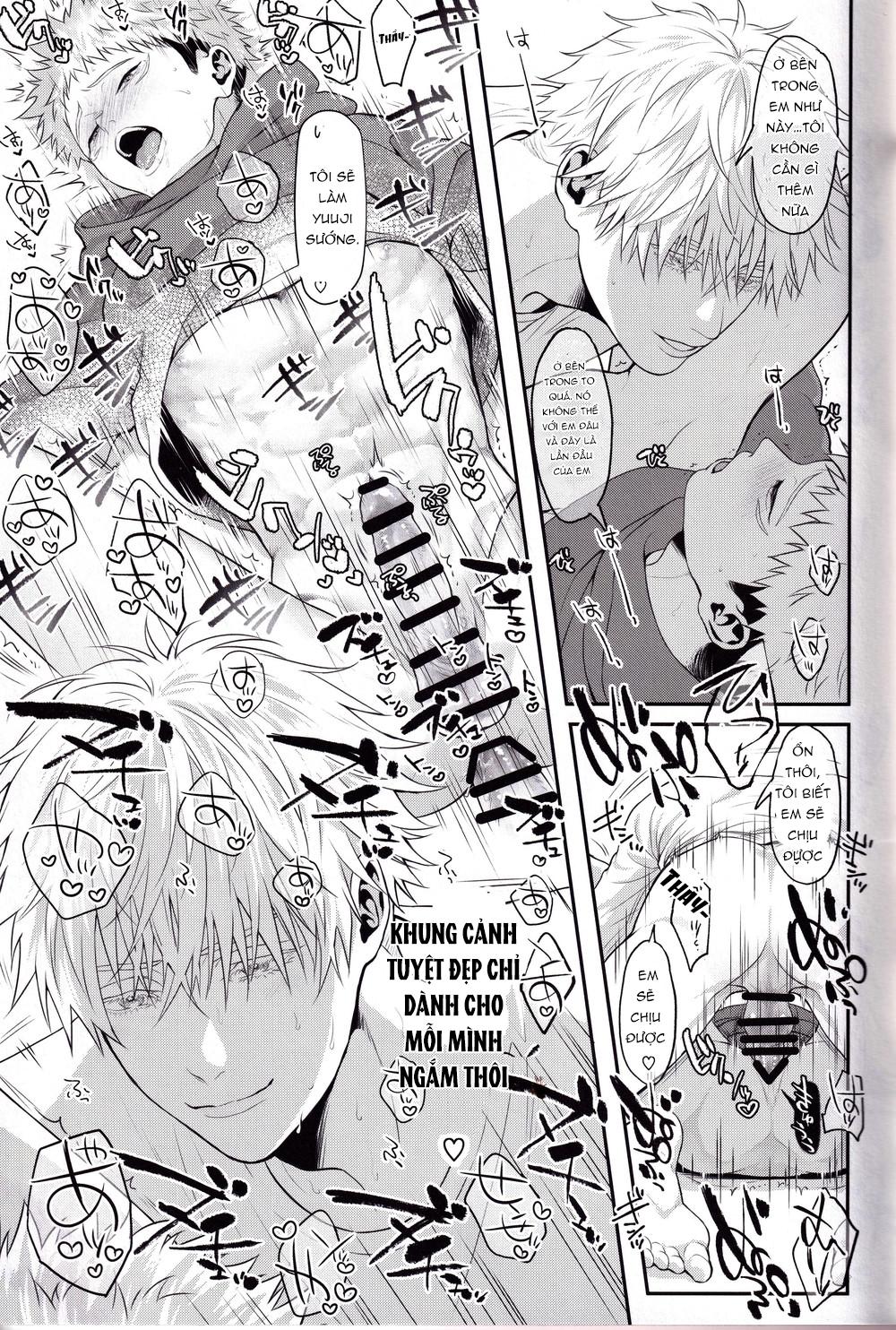 JUJUTSU KAISEN HD KHÔNG CHE Chapter 1 Gojo x Yuuji - Next Chapter 2 Gojo x Yuuji