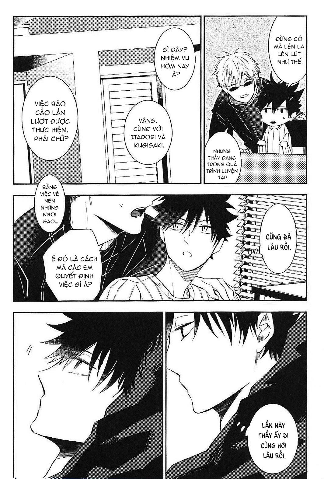 JUJUTSU KAISEN HD KHÔNG CHE Chapter 14.1 g - Next Chapter 14.2 Gojo x Megumi