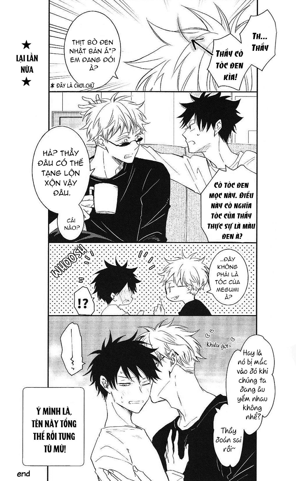 JUJUTSU KAISEN HD KHÔNG CHE Chapter 14.1 g - Next Chapter 14.2 Gojo x Megumi