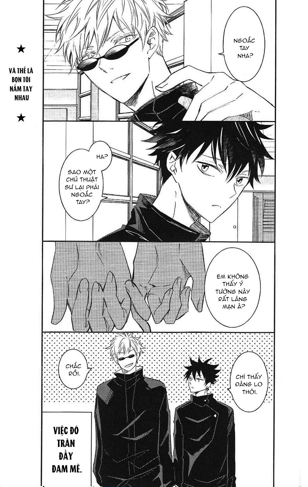JUJUTSU KAISEN HD KHÔNG CHE Chapter 14.2 Gojo x Megumi - Next Chapter 14.3 Gojo x Megumi