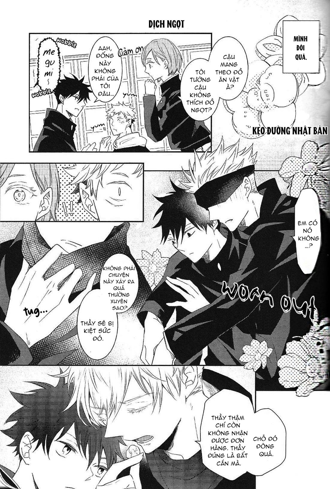 JUJUTSU KAISEN HD KHÔNG CHE Chapter 14.2 Gojo x Megumi - Next Chapter 14.3 Gojo x Megumi