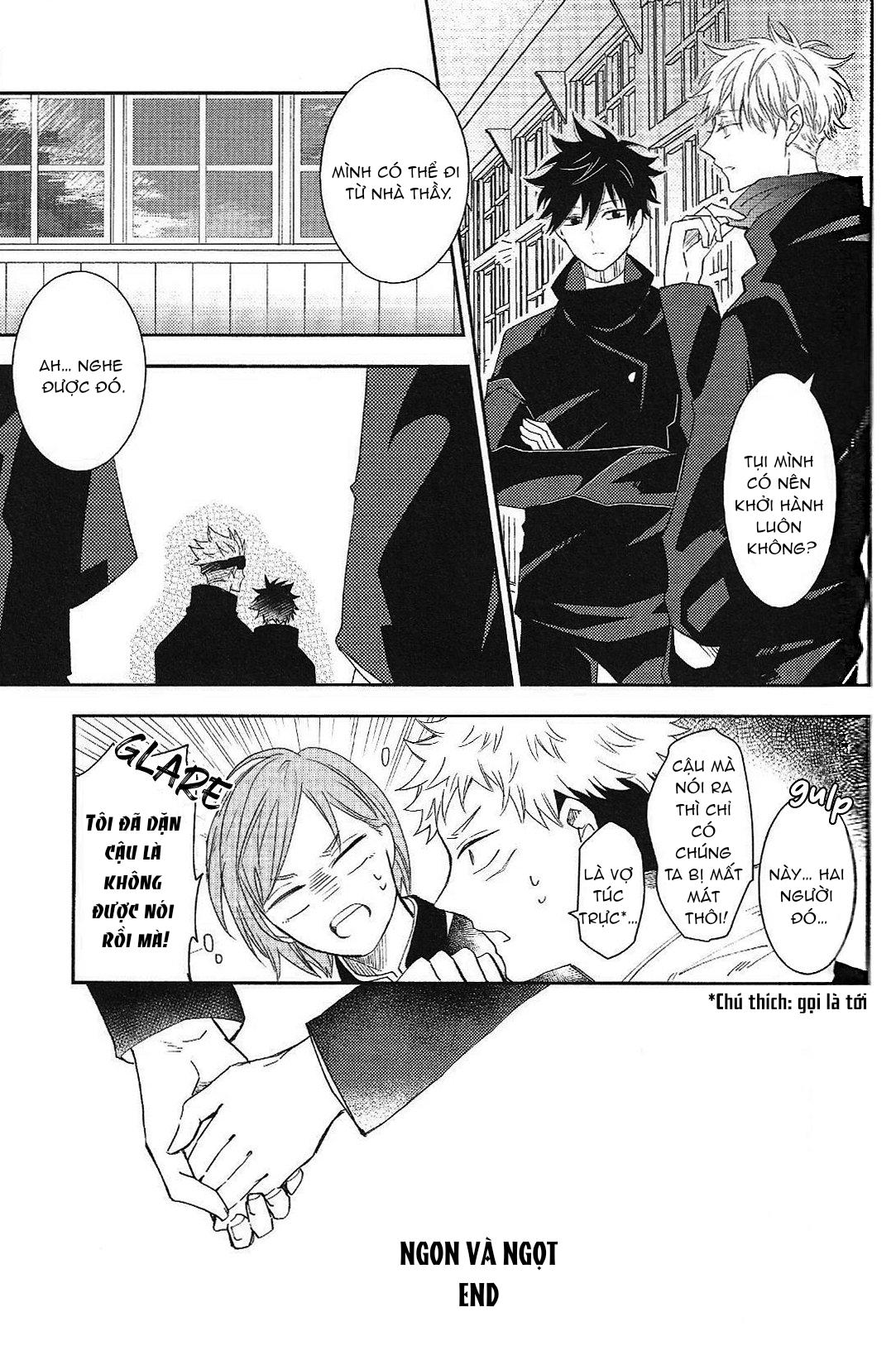 JUJUTSU KAISEN HD KHÔNG CHE Chapter 14.2 Gojo x Megumi - Next Chapter 14.3 Gojo x Megumi