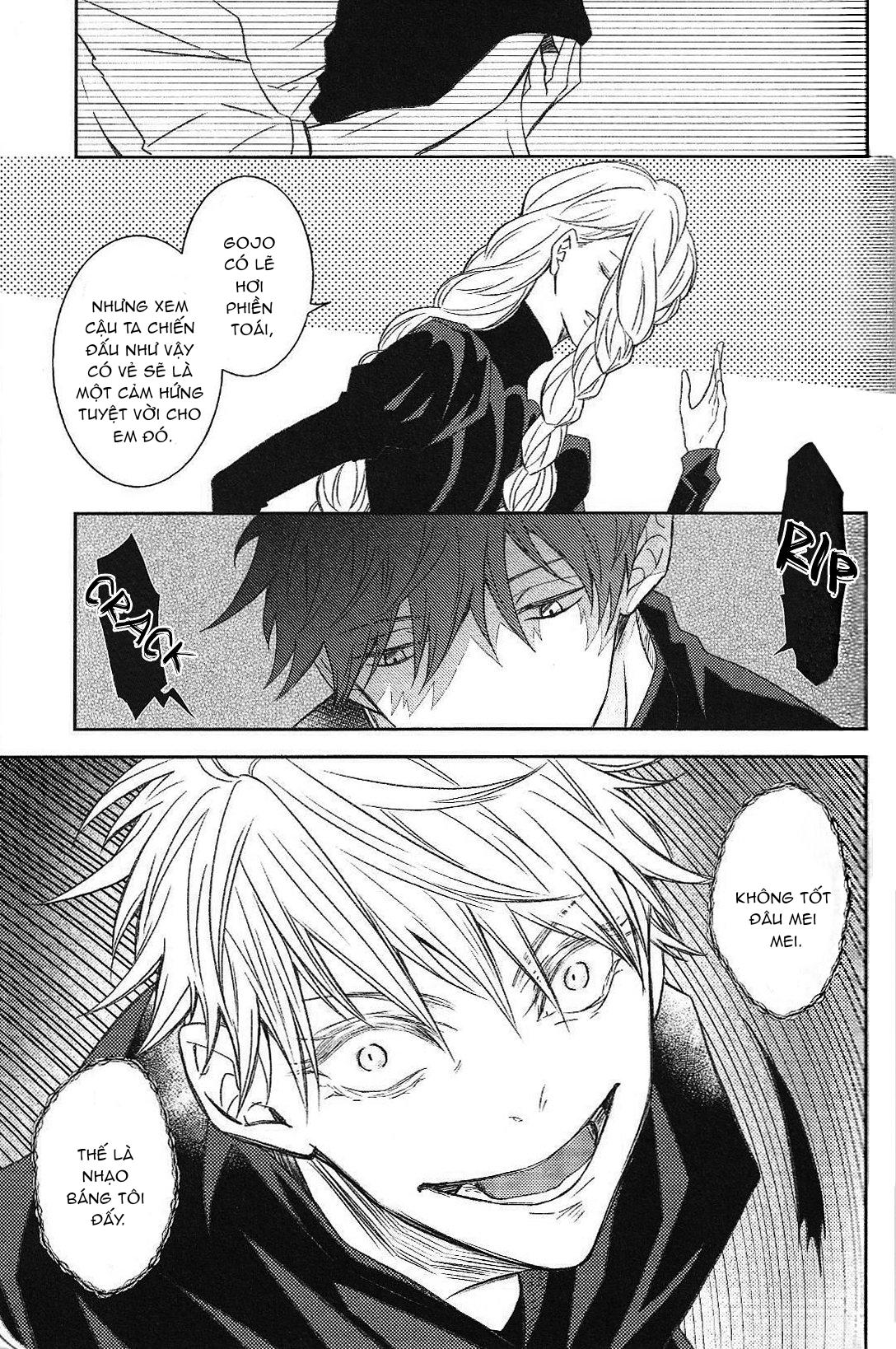 JUJUTSU KAISEN HD KHÔNG CHE Chapter 14.2 Gojo x Megumi - Next Chapter 14.3 Gojo x Megumi