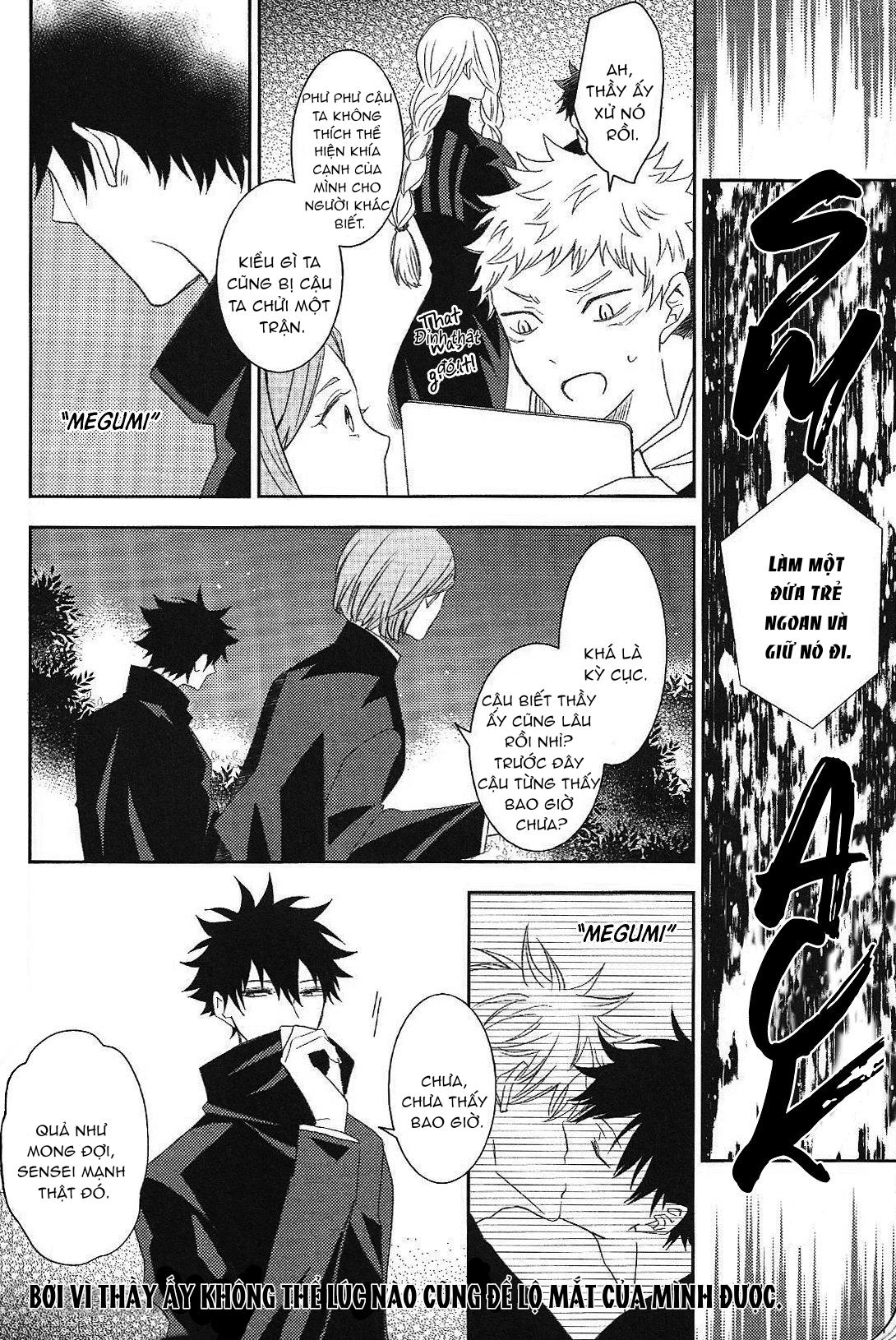JUJUTSU KAISEN HD KHÔNG CHE Chapter 14.2 Gojo x Megumi - Next Chapter 14.3 Gojo x Megumi