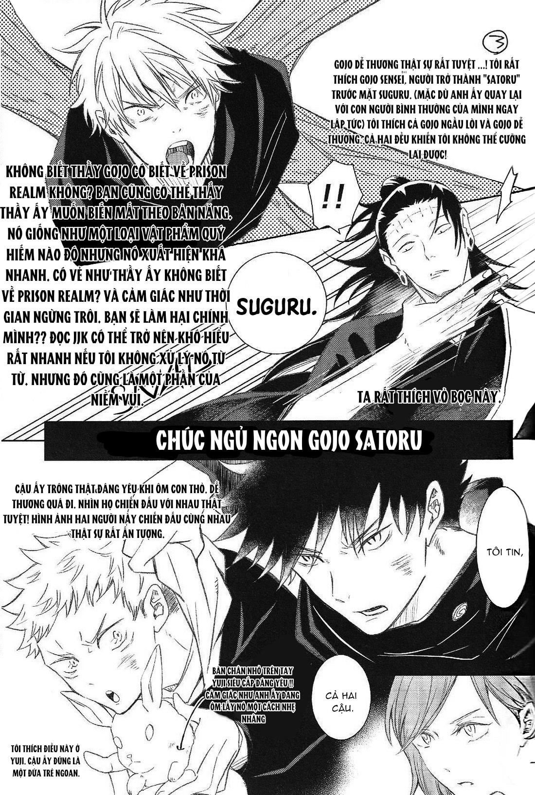 JUJUTSU KAISEN HD KHÔNG CHE Chapter 14.2 Gojo x Megumi - Next Chapter 14.3 Gojo x Megumi