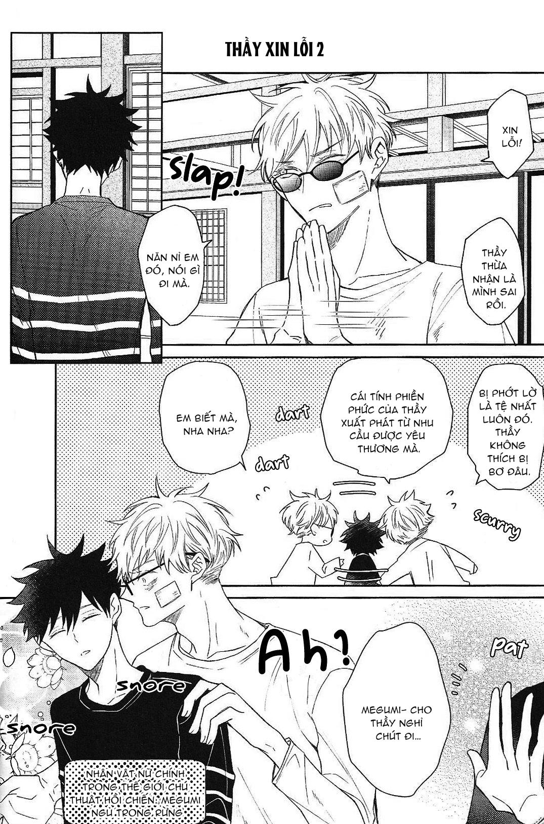 JUJUTSU KAISEN HD KHÔNG CHE Chapter 14.2 Gojo x Megumi - Next Chapter 14.3 Gojo x Megumi