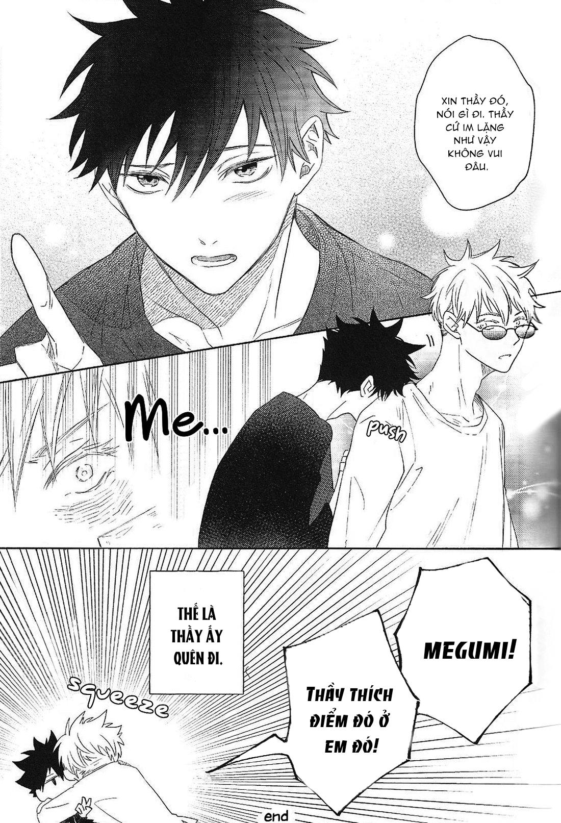 JUJUTSU KAISEN HD KHÔNG CHE Chapter 14.2 Gojo x Megumi - Next Chapter 14.3 Gojo x Megumi