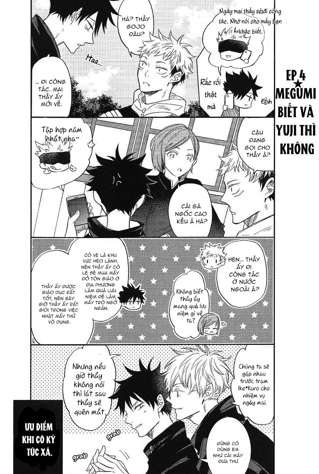 JUJUTSU KAISEN HD KHÔNG CHE Chapter 14.2 Gojo x Megumi - Next Chapter 14.3 Gojo x Megumi