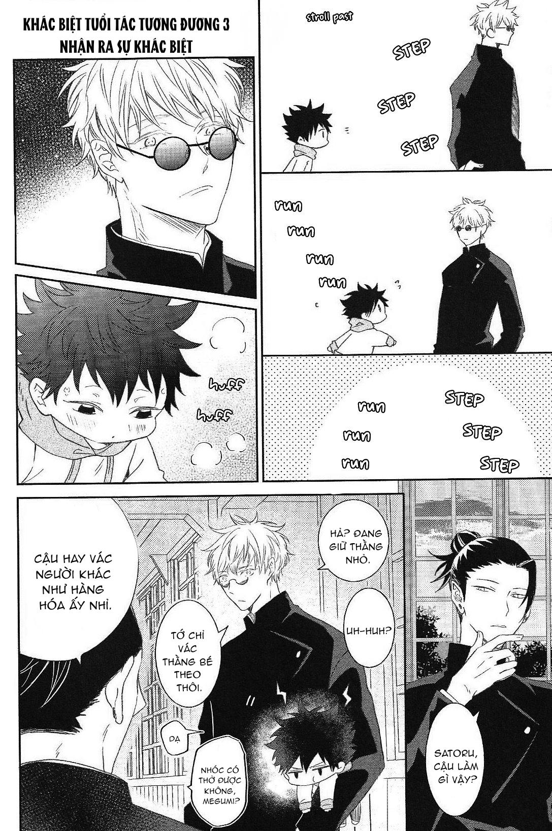 JUJUTSU KAISEN HD KHÔNG CHE Chapter 14.2 Gojo x Megumi - Next Chapter 14.3 Gojo x Megumi