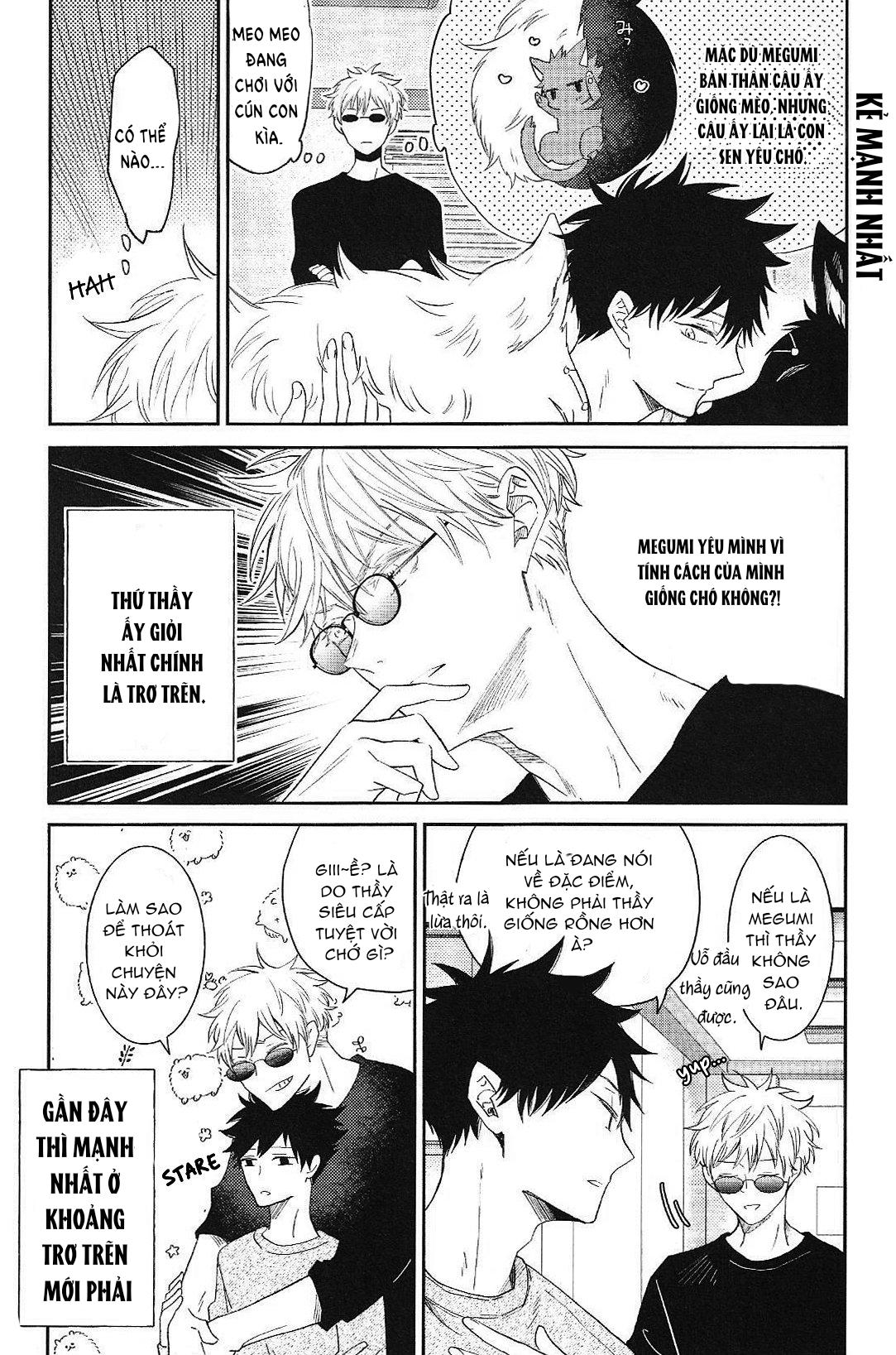 JUJUTSU KAISEN HD KHÔNG CHE Chapter 14.2 Gojo x Megumi - Next Chapter 14.3 Gojo x Megumi
