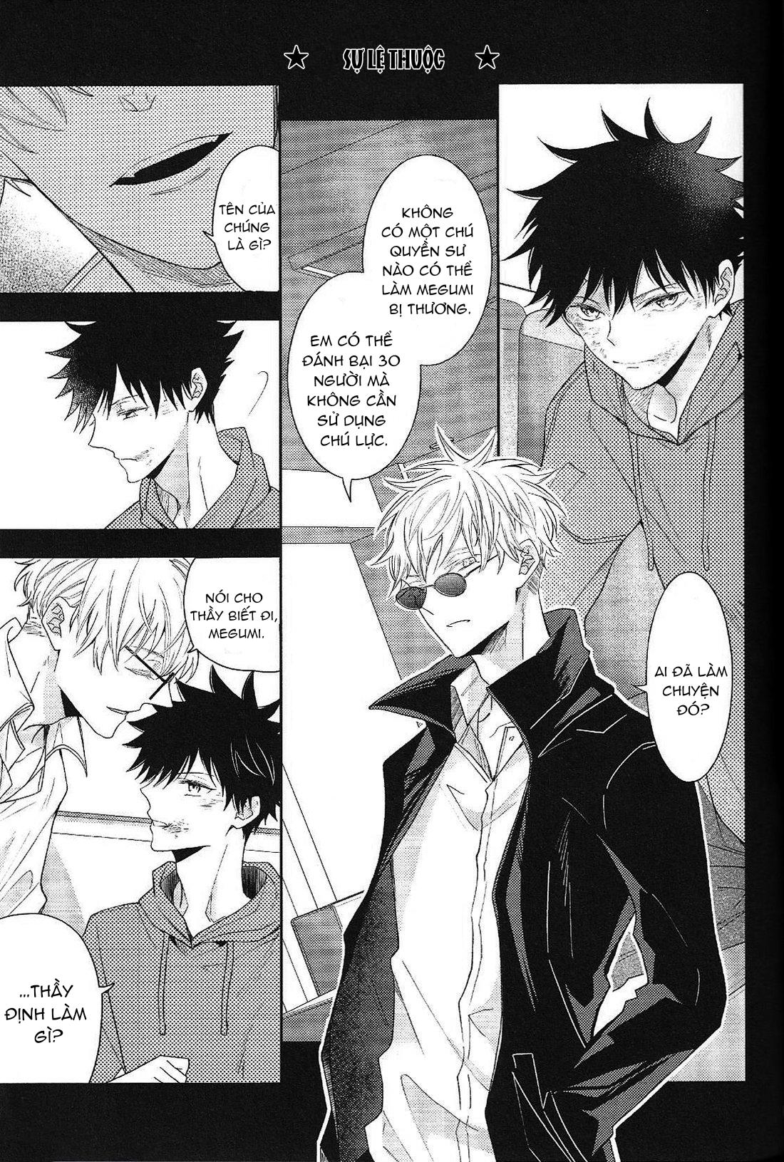 JUJUTSU KAISEN HD KHÔNG CHE Chapter 14.3 Gojo x Megumi - Next Chapter 15.1 Megumi x Sukuna
