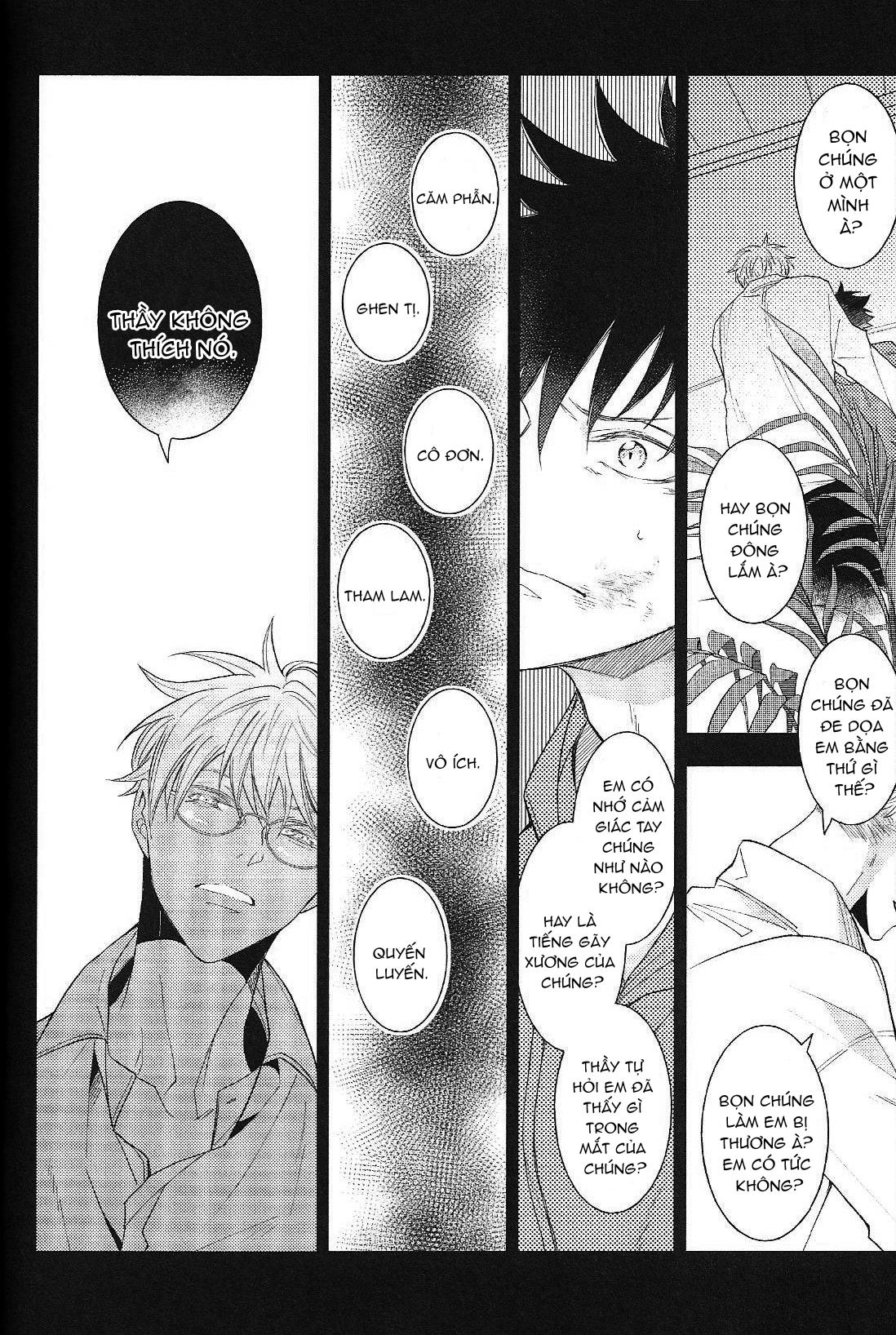 JUJUTSU KAISEN HD KHÔNG CHE Chapter 14.3 Gojo x Megumi - Next Chapter 15.1 Megumi x Sukuna