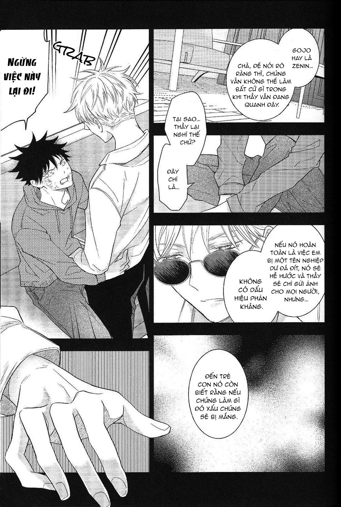 JUJUTSU KAISEN HD KHÔNG CHE Chapter 14.3 Gojo x Megumi - Next Chapter 15.1 Megumi x Sukuna