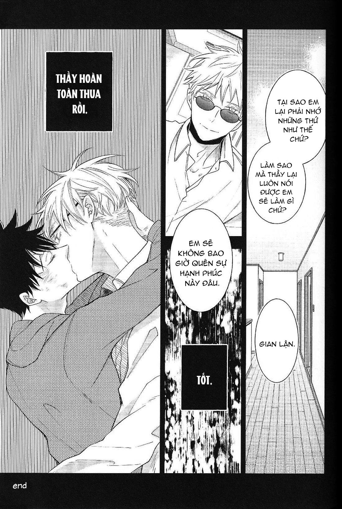 JUJUTSU KAISEN HD KHÔNG CHE Chapter 14.3 Gojo x Megumi - Next Chapter 15.1 Megumi x Sukuna