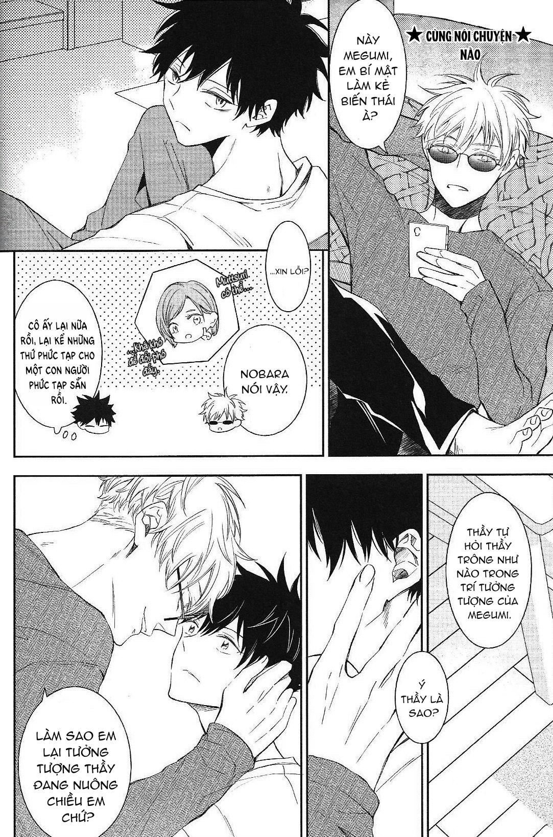 JUJUTSU KAISEN HD KHÔNG CHE Chapter 14.3 Gojo x Megumi - Next Chapter 15.1 Megumi x Sukuna