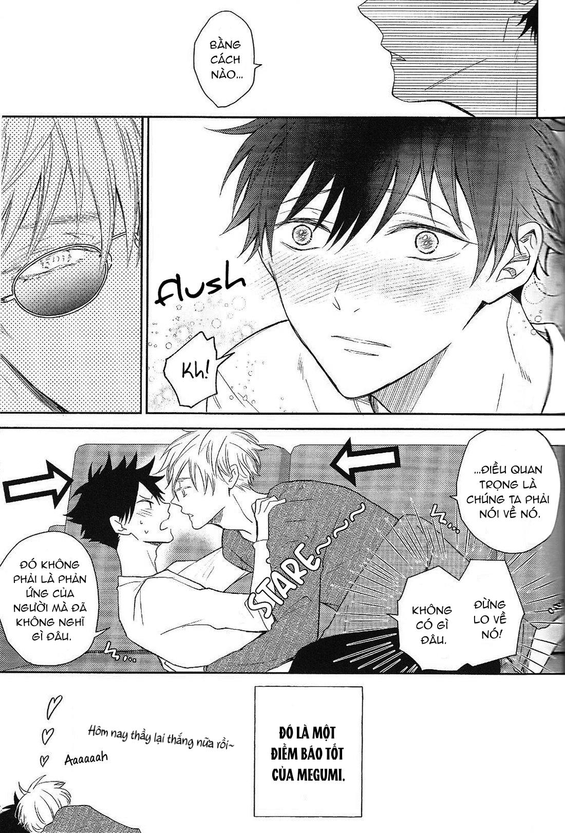JUJUTSU KAISEN HD KHÔNG CHE Chapter 14.3 Gojo x Megumi - Next Chapter 15.1 Megumi x Sukuna