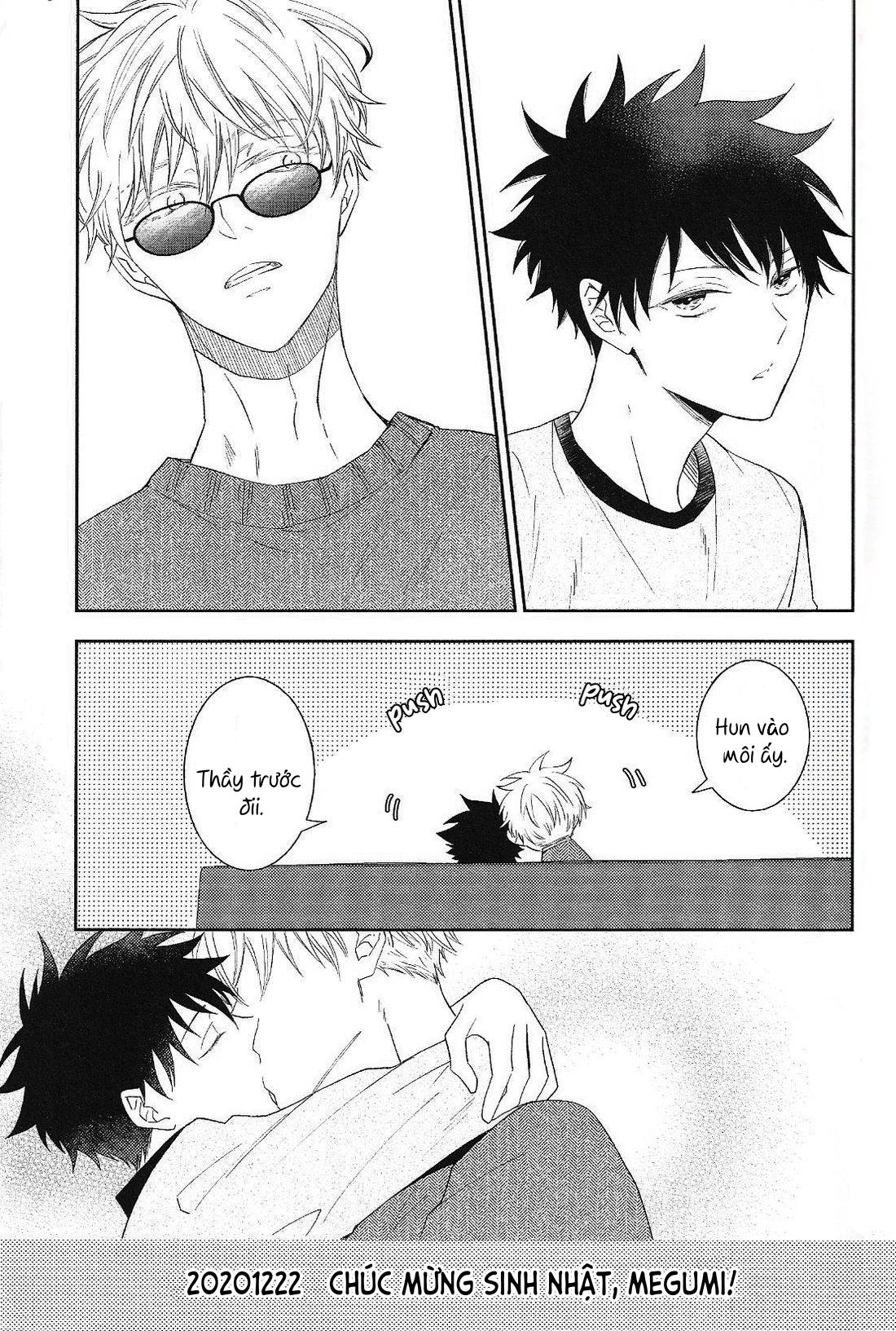JUJUTSU KAISEN HD KHÔNG CHE Chapter 14.3 Gojo x Megumi - Next Chapter 15.1 Megumi x Sukuna