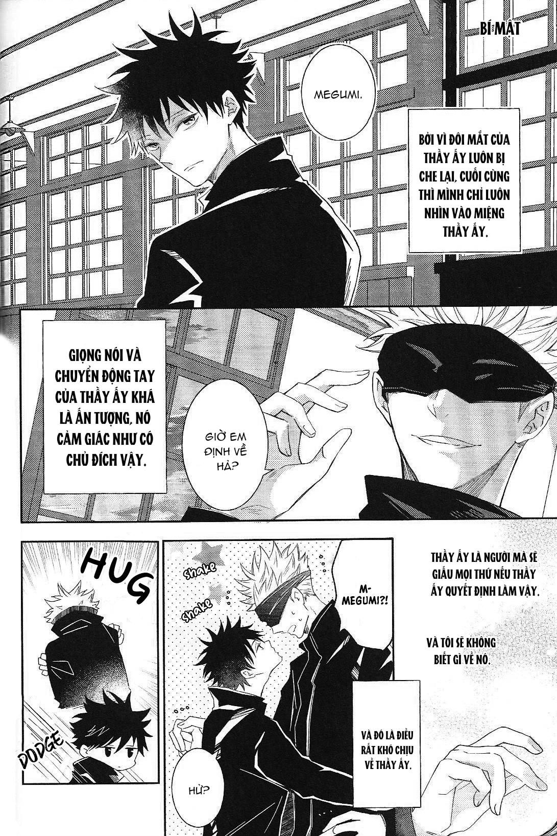 JUJUTSU KAISEN HD KHÔNG CHE Chapter 14.3 Gojo x Megumi - Next Chapter 15.1 Megumi x Sukuna