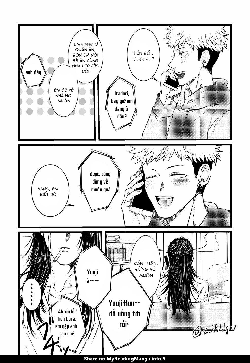 JUJUTSU KAISEN HD KHÔNG CHE Chapter 19 Suguru x Juuji - Next Chapter 20 Megumi x Gojo