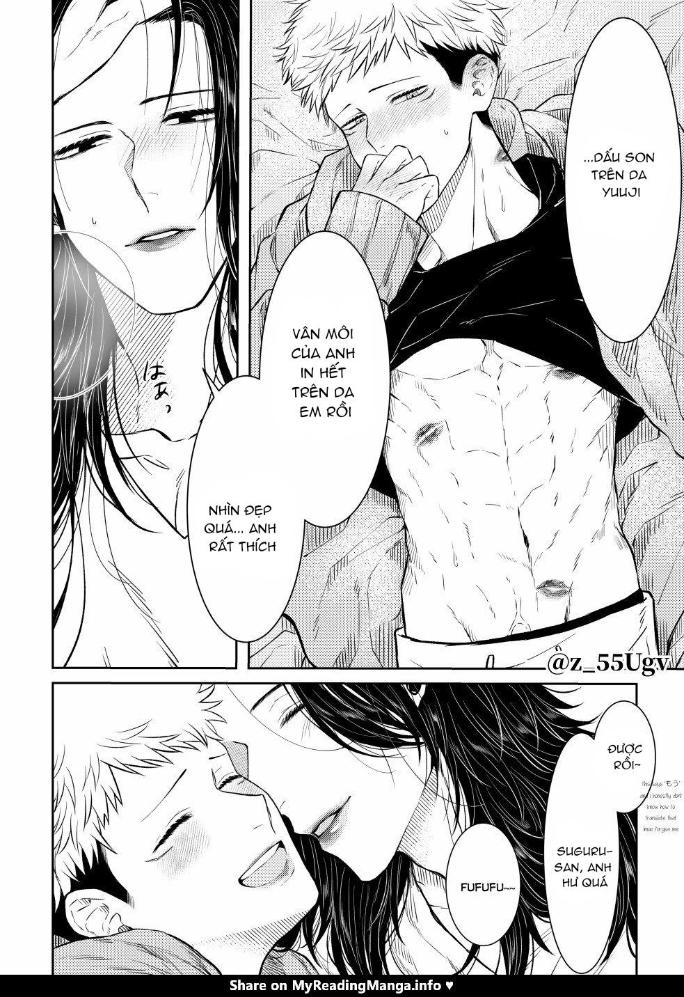 JUJUTSU KAISEN HD KHÔNG CHE Chapter 19 Suguru x Juuji - Next Chapter 20 Megumi x Gojo