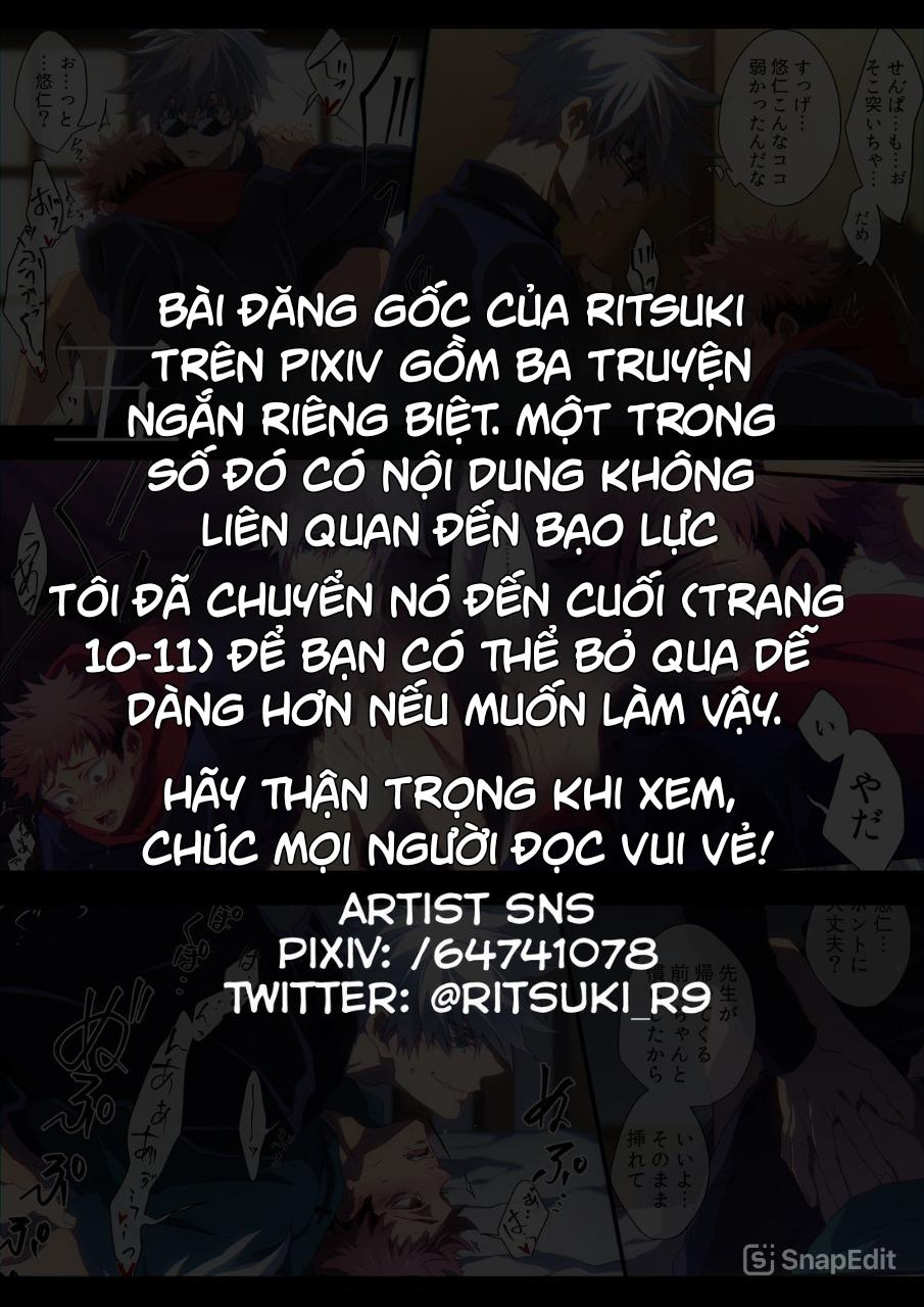 JUJUTSU KAISEN HD KHÔNG CHE Chapter 25 - Next Chapter 26 Gojo x Megumi