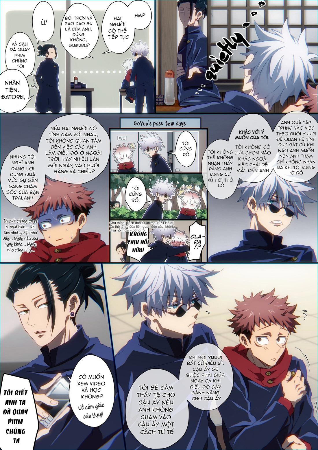 JUJUTSU KAISEN HD KHÔNG CHE Chapter 25 - Next Chapter 26 Gojo x Megumi