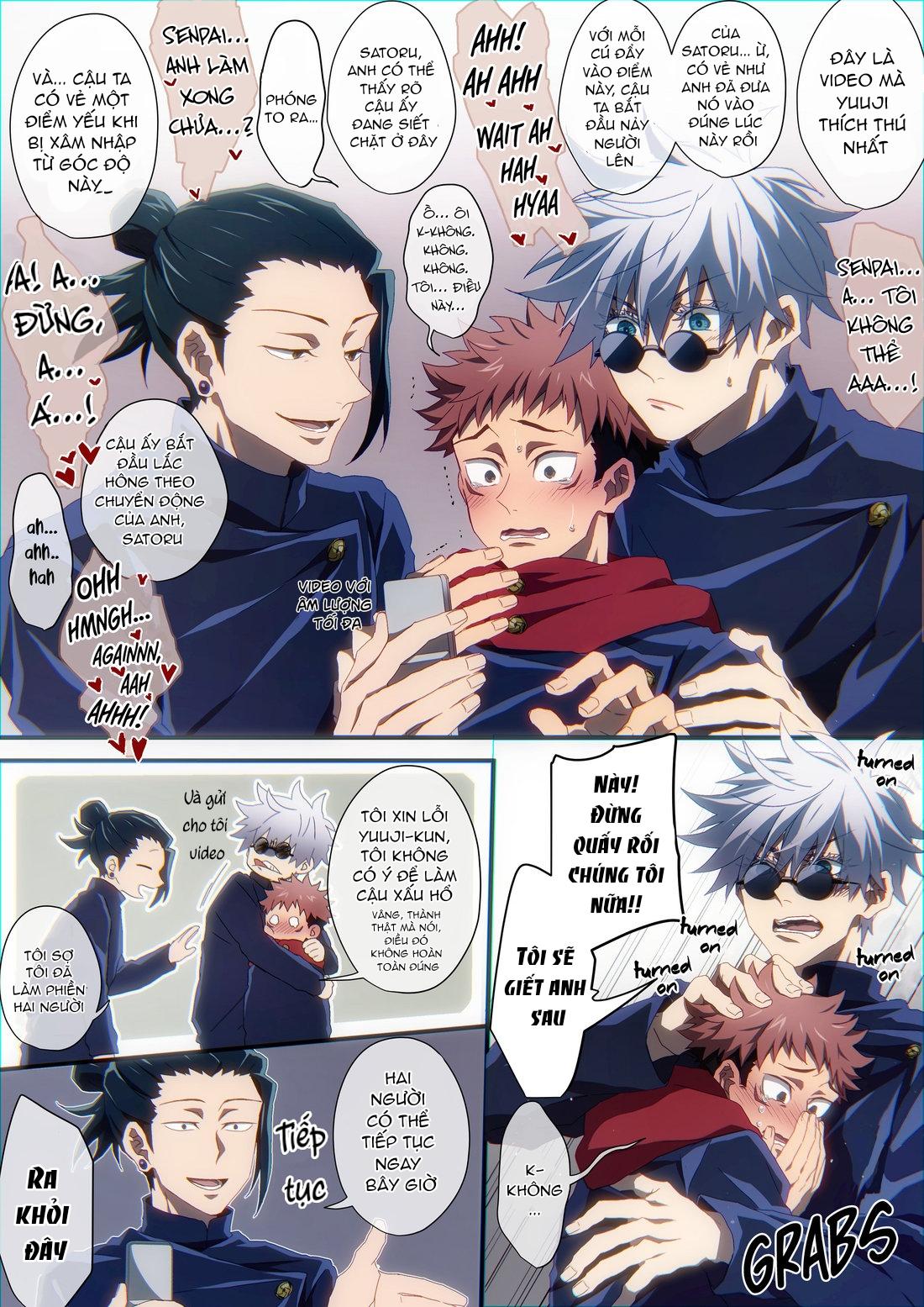 JUJUTSU KAISEN HD KHÔNG CHE Chapter 25 - Next Chapter 26 Gojo x Megumi