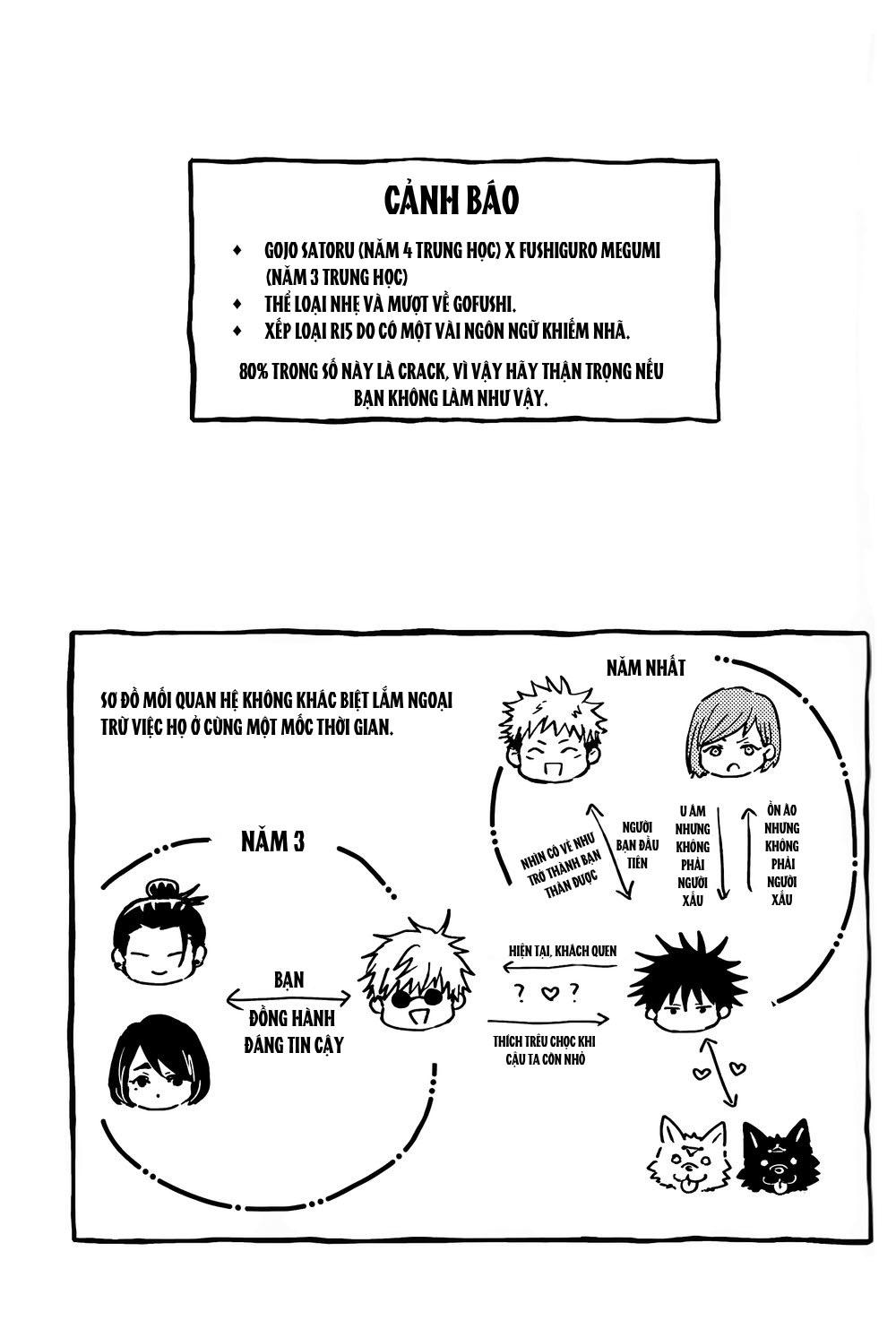 JUJUTSU KAISEN HD KHÔNG CHE Chapter 26 Gojo x Megumi - Next Chapter 27