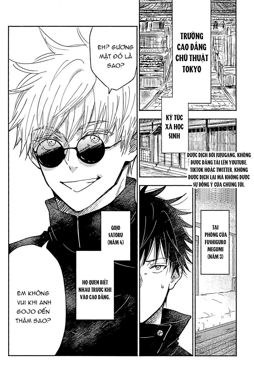 JUJUTSU KAISEN HD KHÔNG CHE Chapter 26 Gojo x Megumi - Next Chapter 27