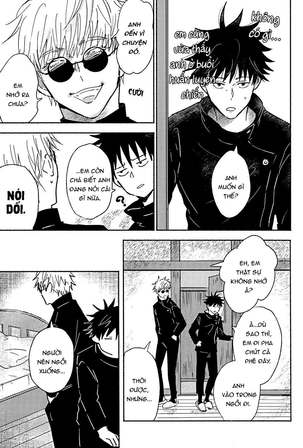 JUJUTSU KAISEN HD KHÔNG CHE Chapter 26 Gojo x Megumi - Next Chapter 27