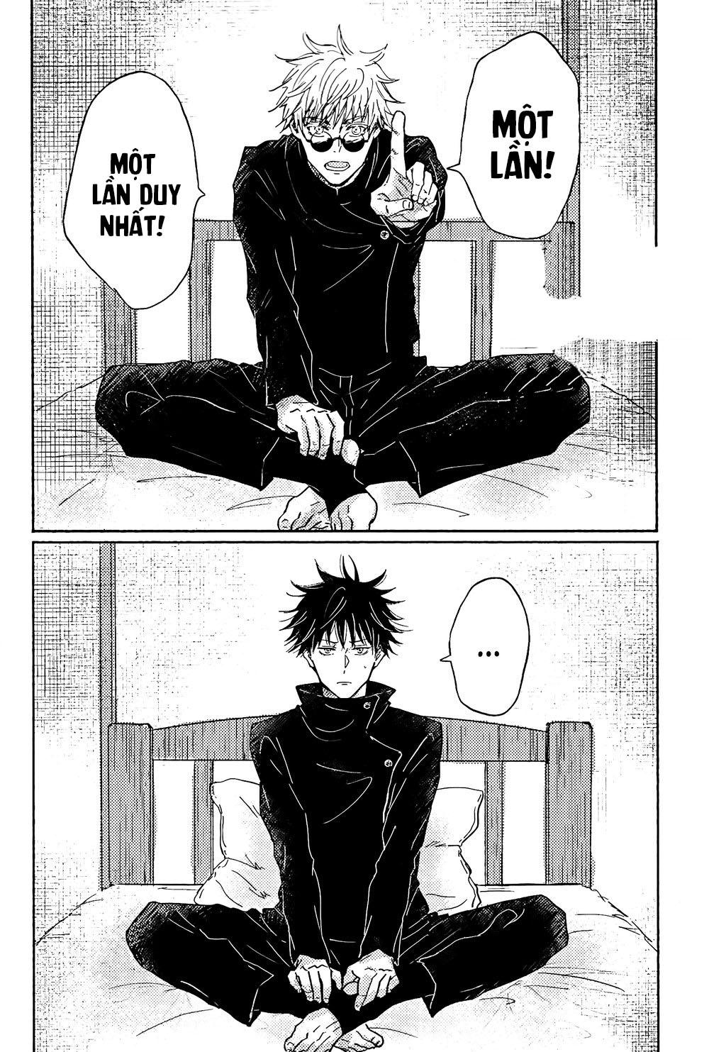 JUJUTSU KAISEN HD KHÔNG CHE Chapter 26 Gojo x Megumi - Next Chapter 27
