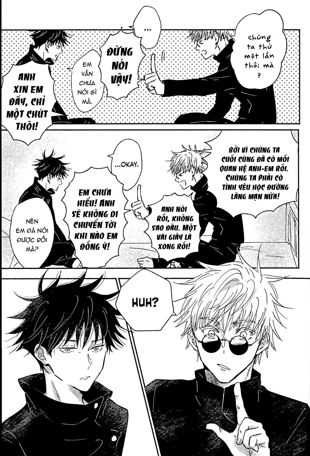 JUJUTSU KAISEN HD KHÔNG CHE Chapter 26 Gojo x Megumi - Next Chapter 27