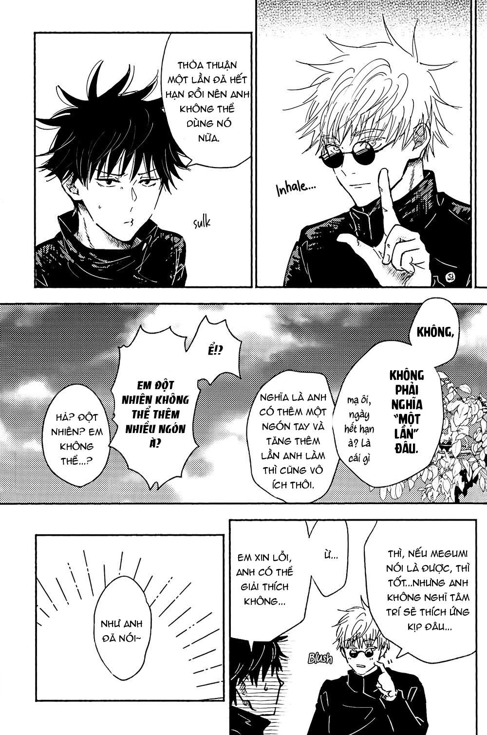 JUJUTSU KAISEN HD KHÔNG CHE Chapter 26 Gojo x Megumi - Next Chapter 27
