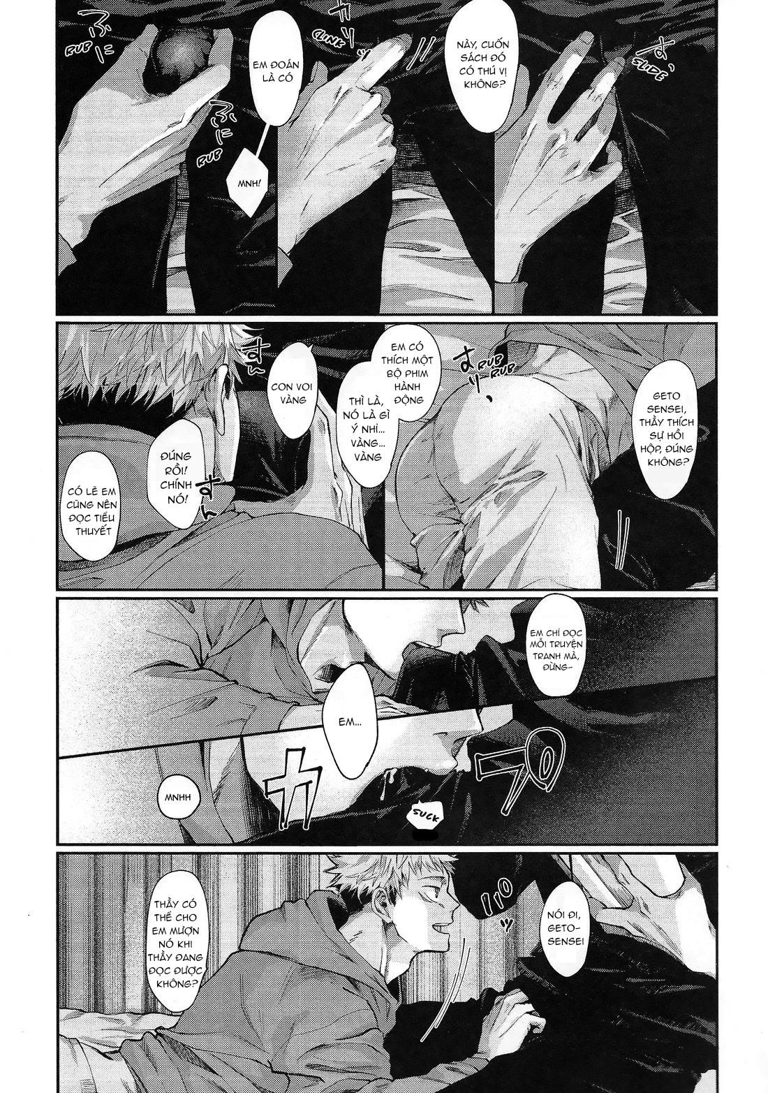 JUJUTSU KAISEN HD KHÔNG CHE Chapter 3 Geto x Yuuji 4