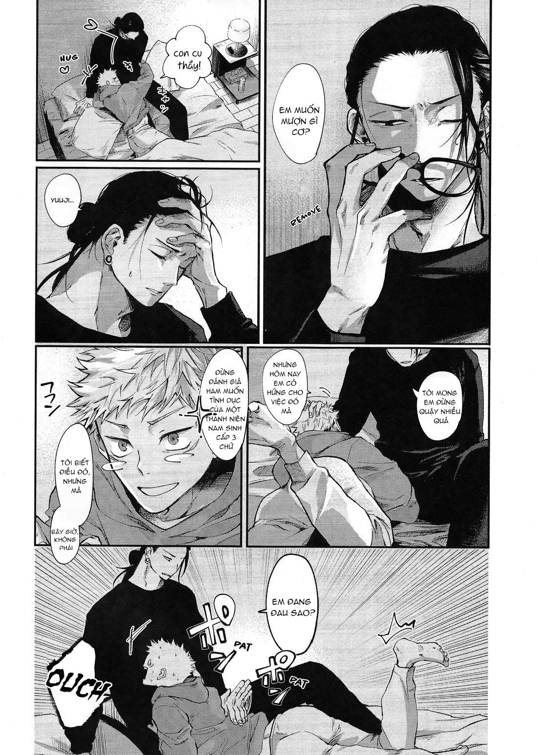 JUJUTSU KAISEN HD KHÔNG CHE Chapter 3 Geto x Yuuji 5