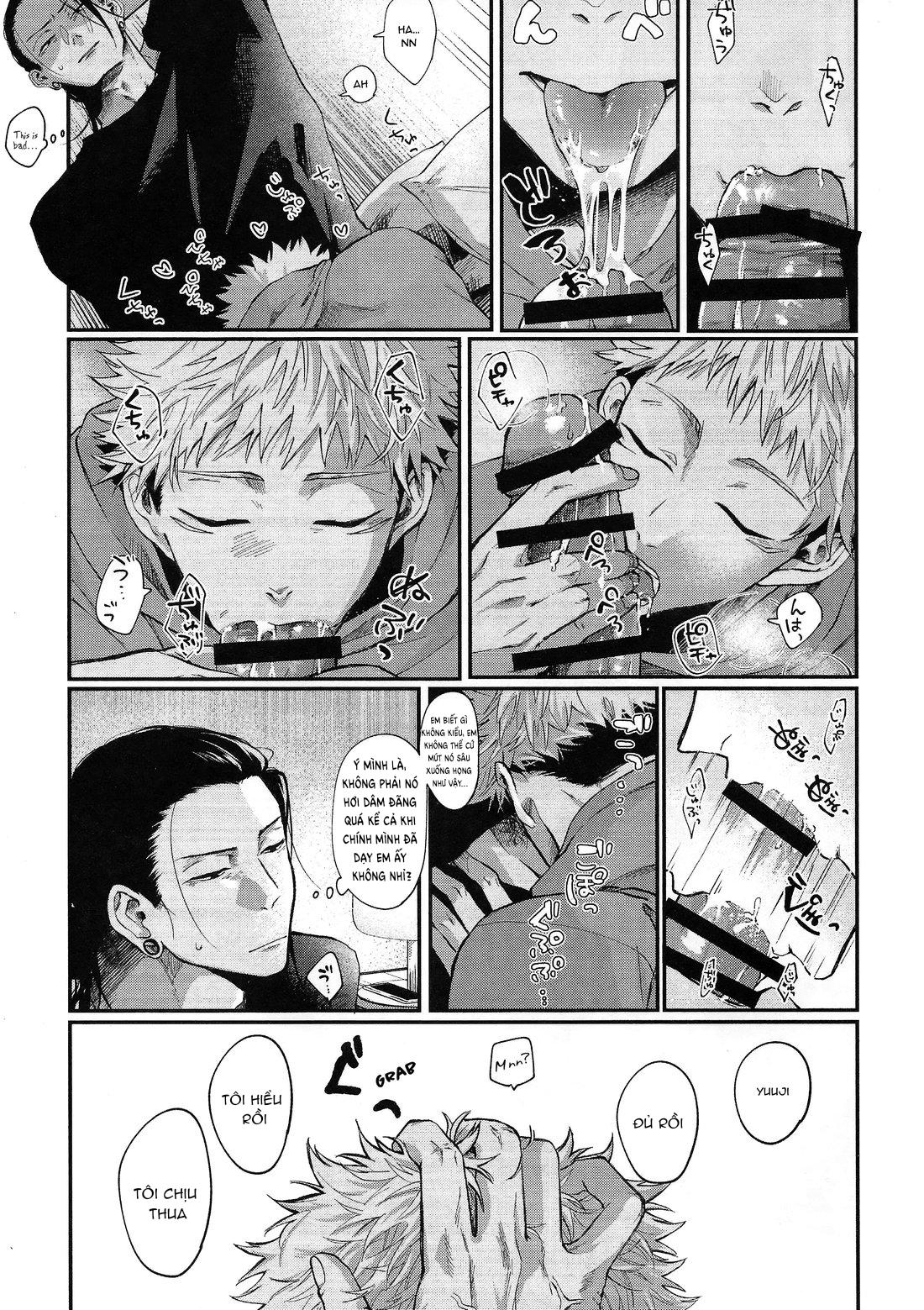 JUJUTSU KAISEN HD KHÔNG CHE Chapter 3 Geto x Yuuji 8