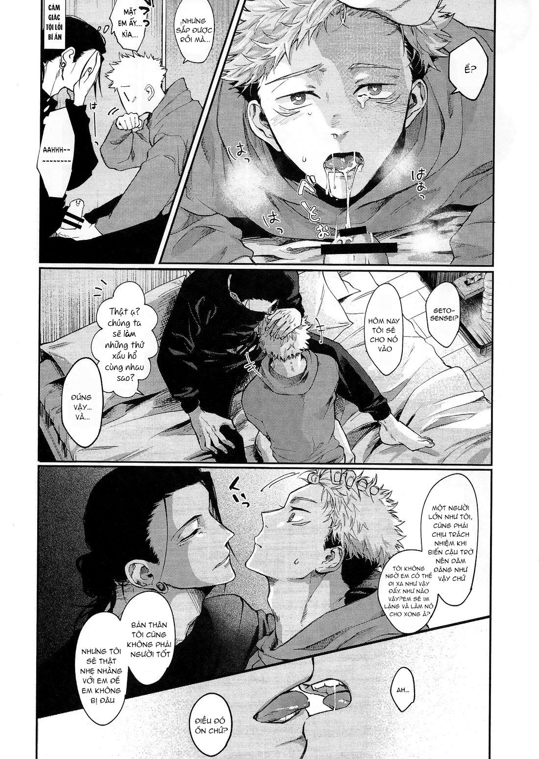 JUJUTSU KAISEN HD KHÔNG CHE Chapter 3 Geto x Yuuji 9