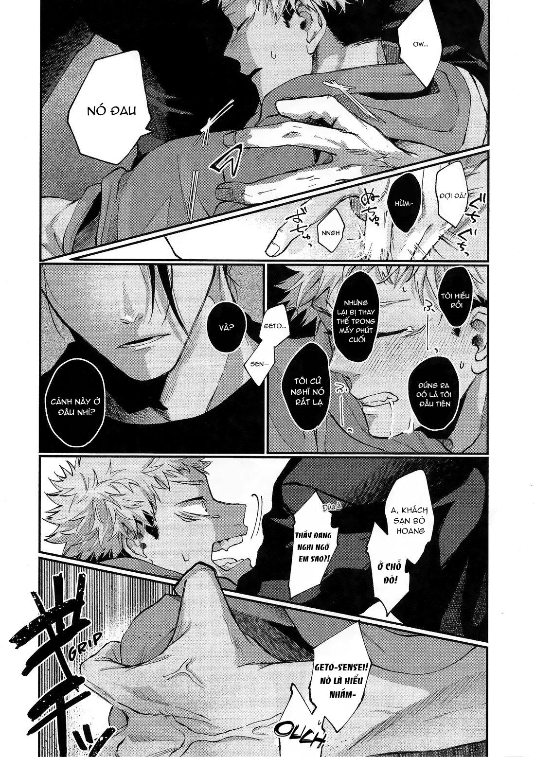 JUJUTSU KAISEN HD KHÔNG CHE Chapter 3 Geto x Yuuji 16