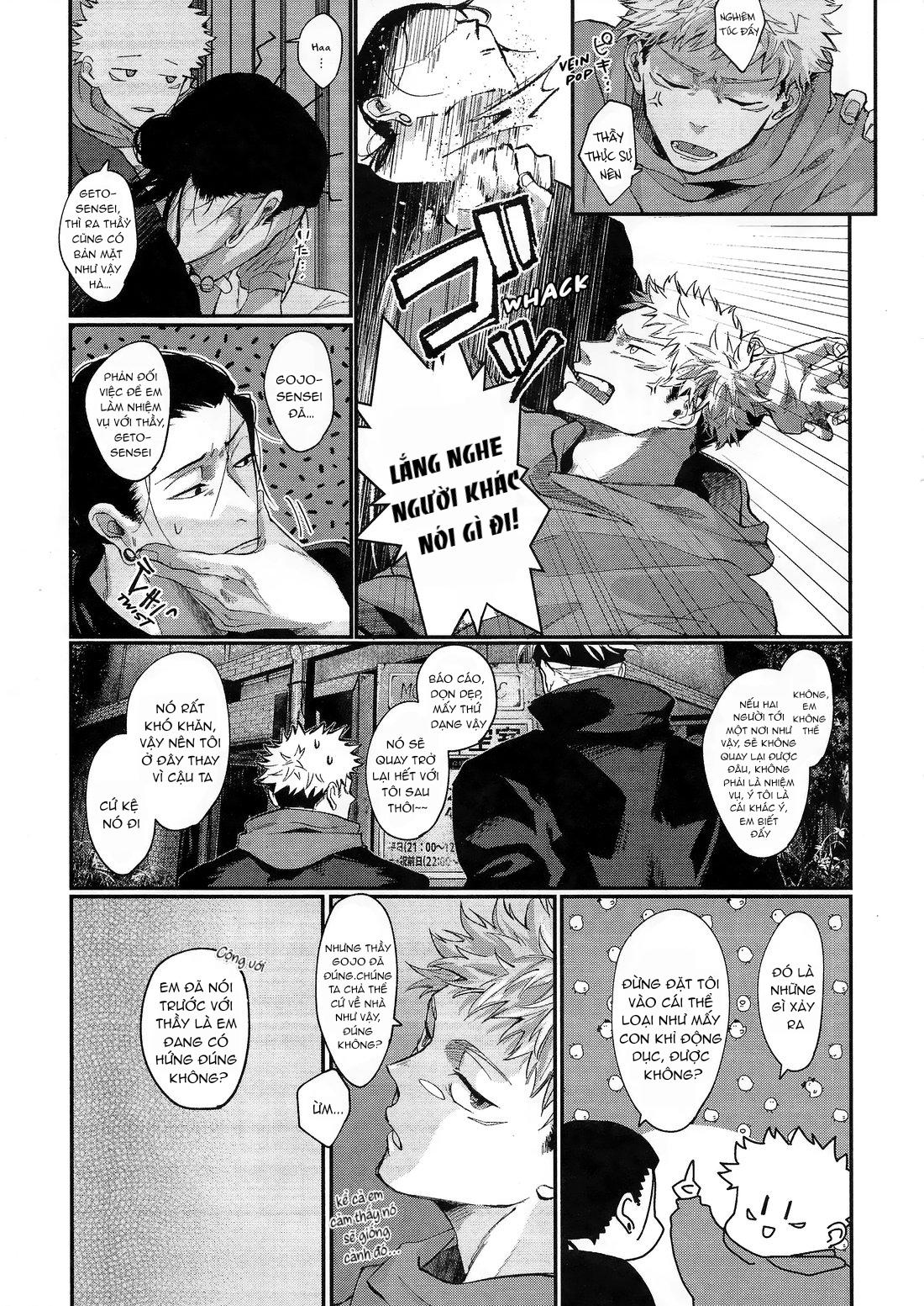 JUJUTSU KAISEN HD KHÔNG CHE Chapter 3 Geto x Yuuji 17