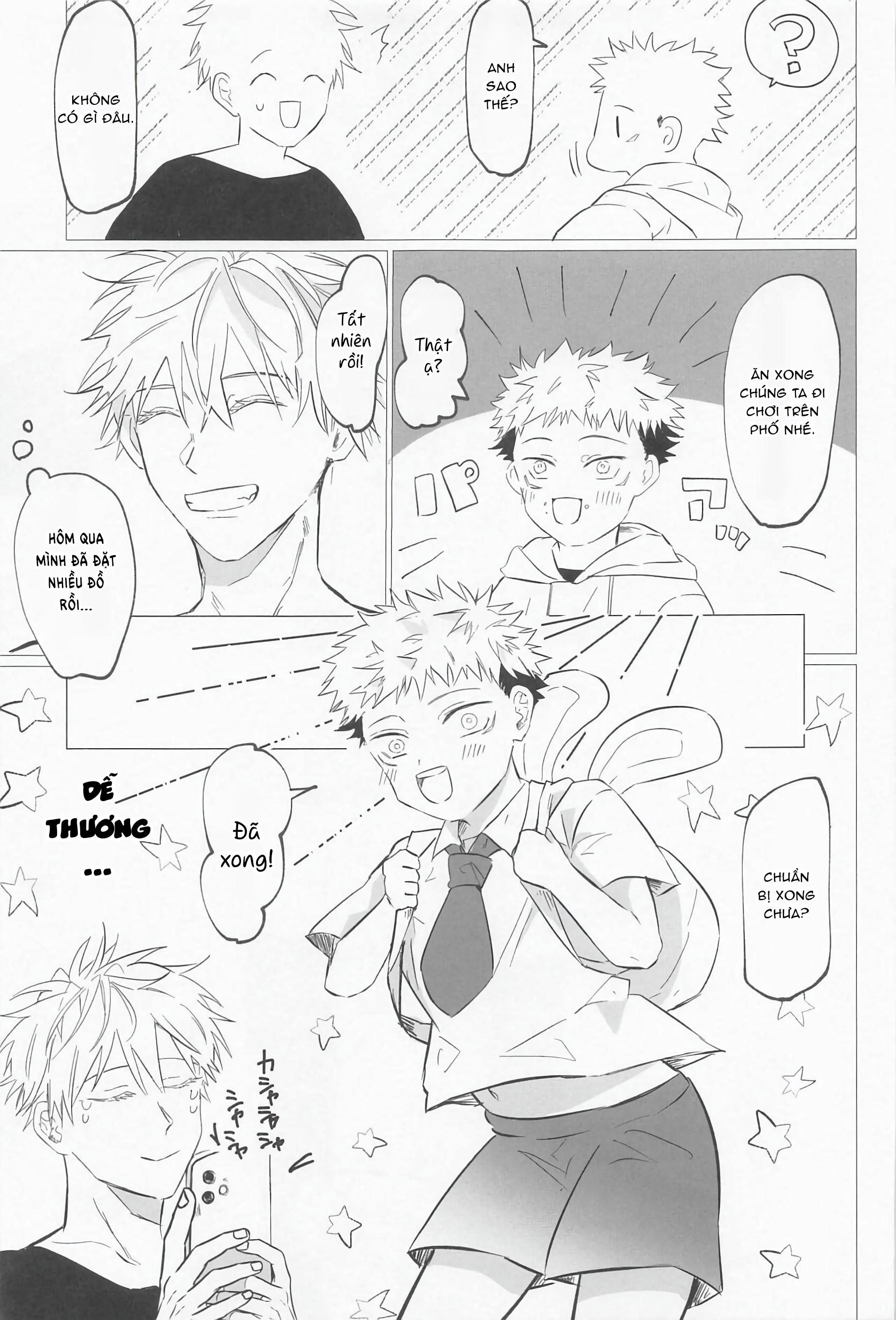 JUJUTSU KAISEN HD KHÔNG CHE Chapter 44 gojo x itadori - Next Chapter 45