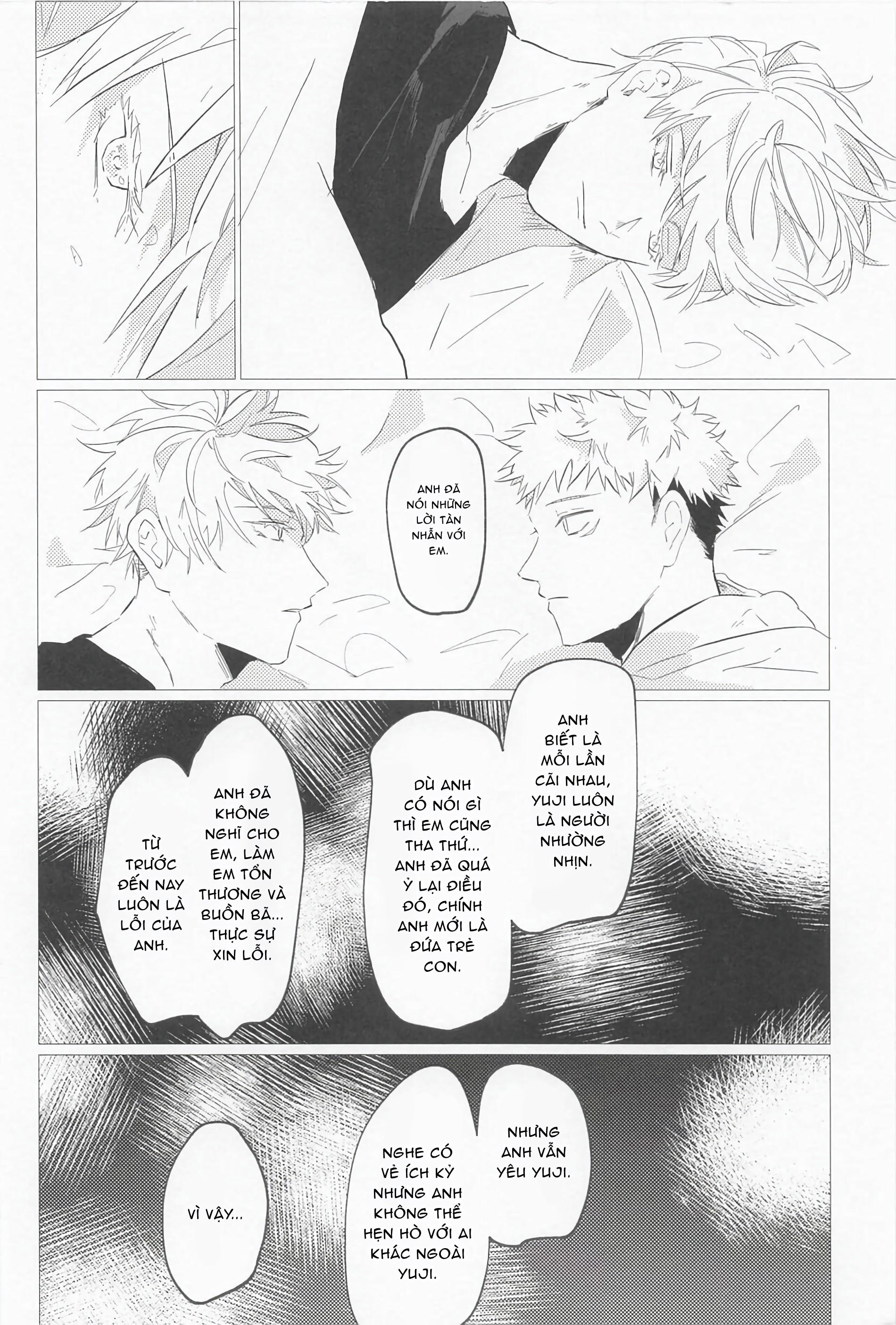 JUJUTSU KAISEN HD KHÔNG CHE Chapter 44 gojo x itadori - Next Chapter 45